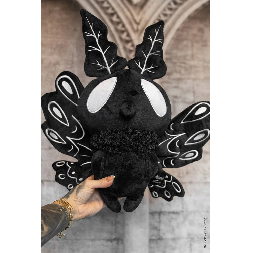 Vampire Freaks - Moonlight Mothman Plüschtier - Schwarz/Weiß